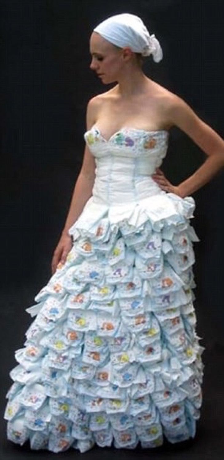 Estos horribles vestidos de novia harán que pienses que es para una película  de terror