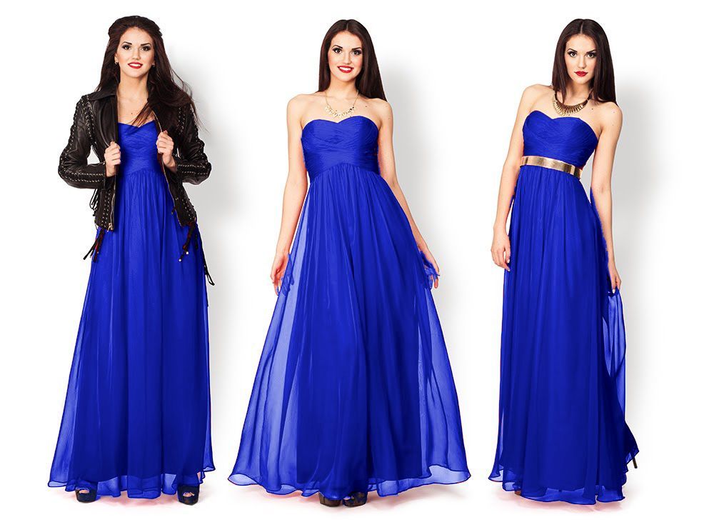 12 increíbles vestidos color azul para ser una estrella en tu graduación