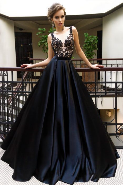 12 vestidos negros para elegante en tu graduación