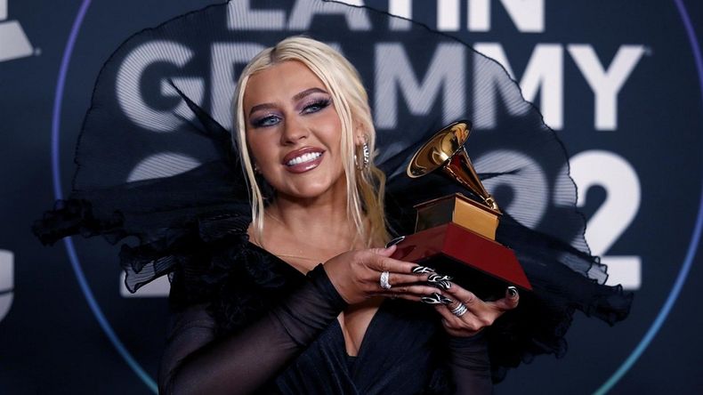 Latin Grammy 2022: El emotivo agradecimiento de Christina Aguilera al ganar  por ptimera vez
