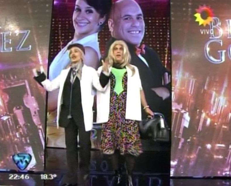 El Bicho Gómez y Anita Martínez volvieron al Bailando como Titina y Adelmar  y divirtieron a todos