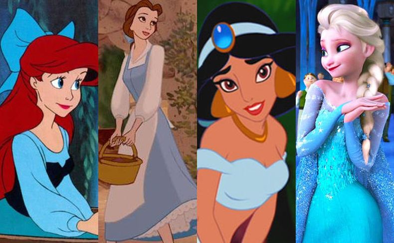 Por qué las princesas Disney siempre se visten de azul?
