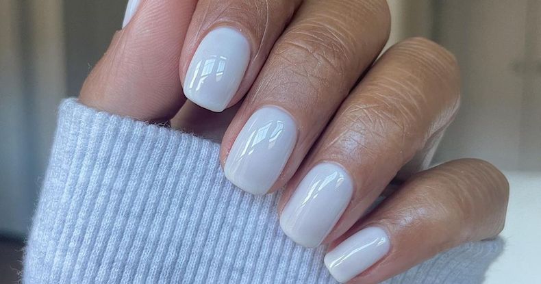 The Allure Of Milky White Nails
